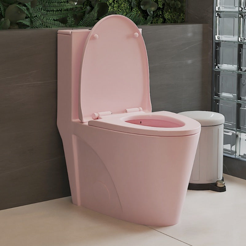 Pink Rose Efficient Comfort Height DualFlush Toilet