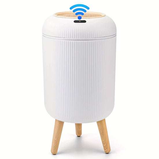 Smart  Stylish Festive White Sensor Trash Can