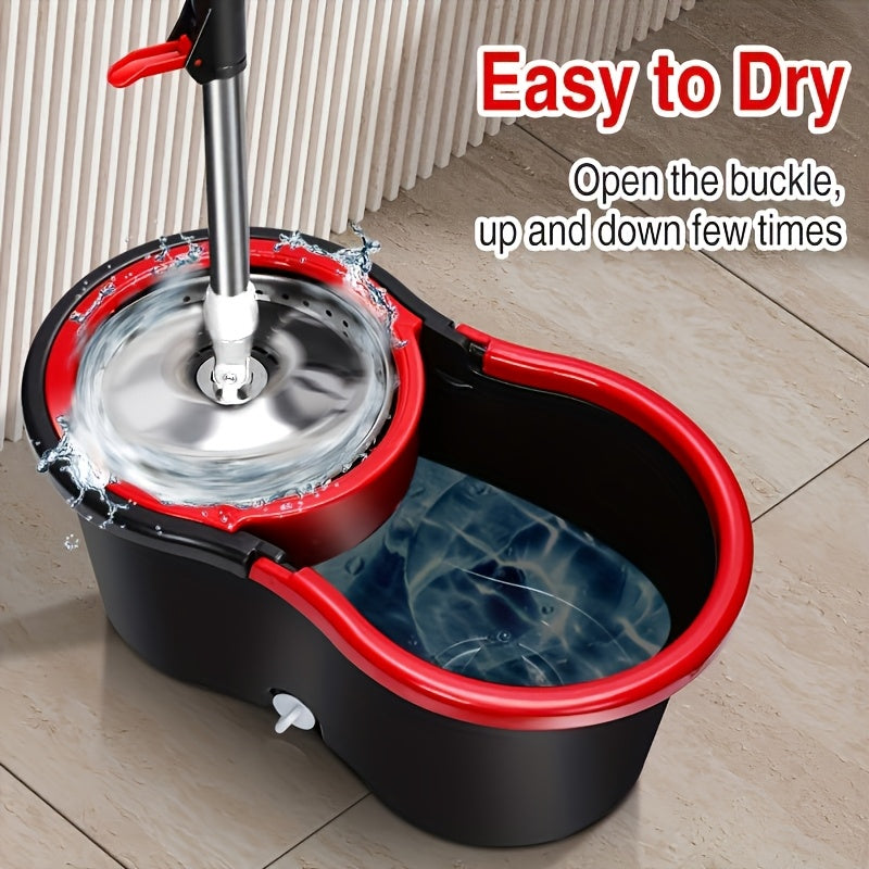 360 Swivel Mop  Bucket Effortless Clean Floors